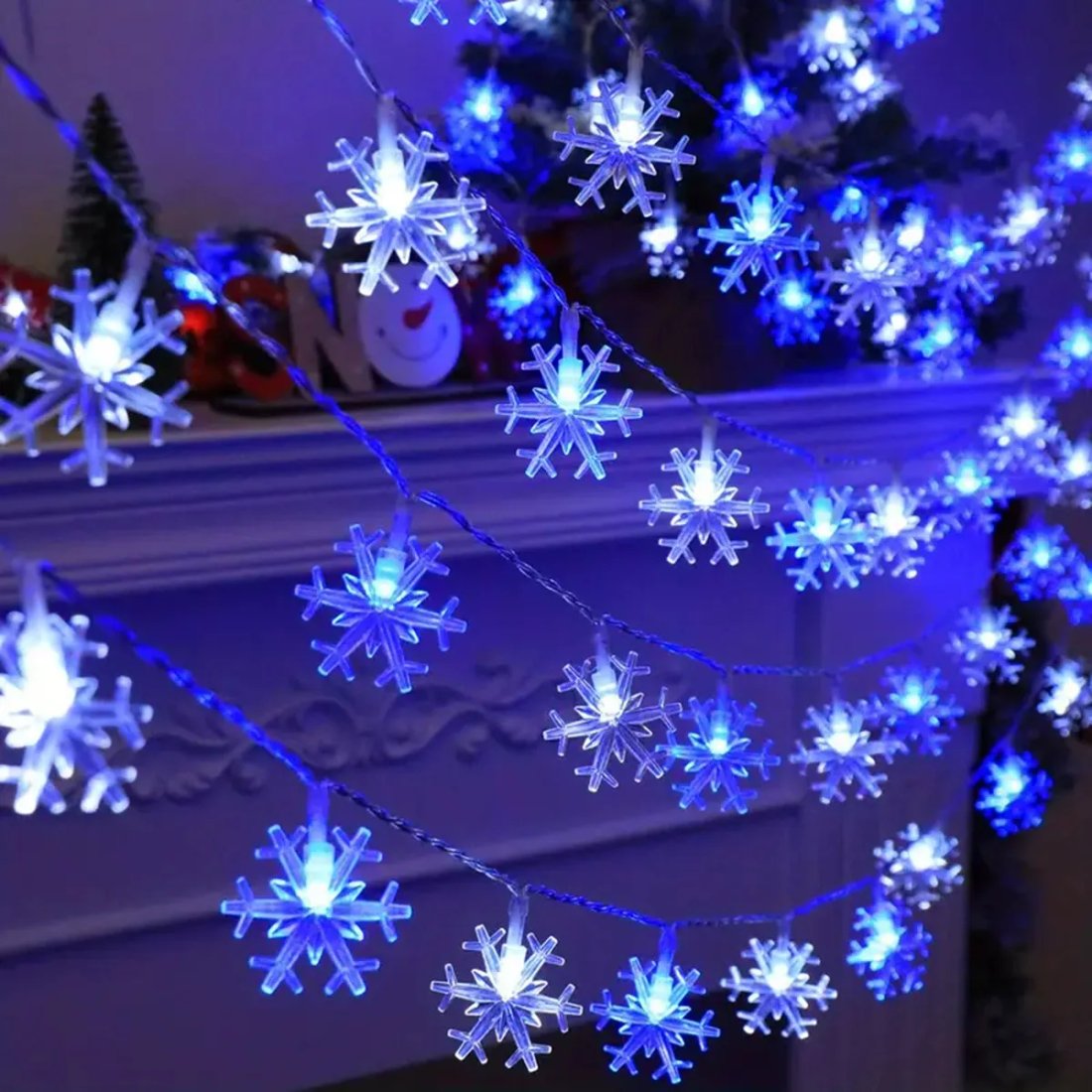 White and blue