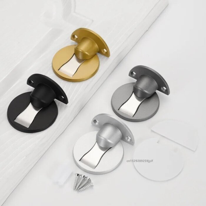 Osynligt Magnetiskt Dörrstopp med Självlåsning - Bild 4